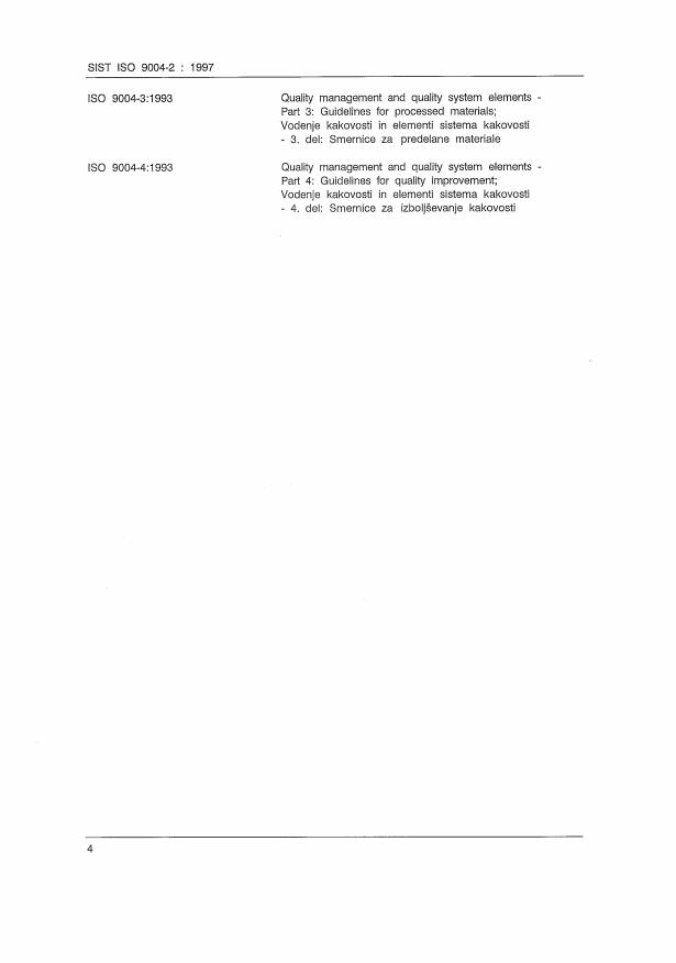 ISO 9004-2:1991 ISO 9004-2:1997 - Page 4 preview