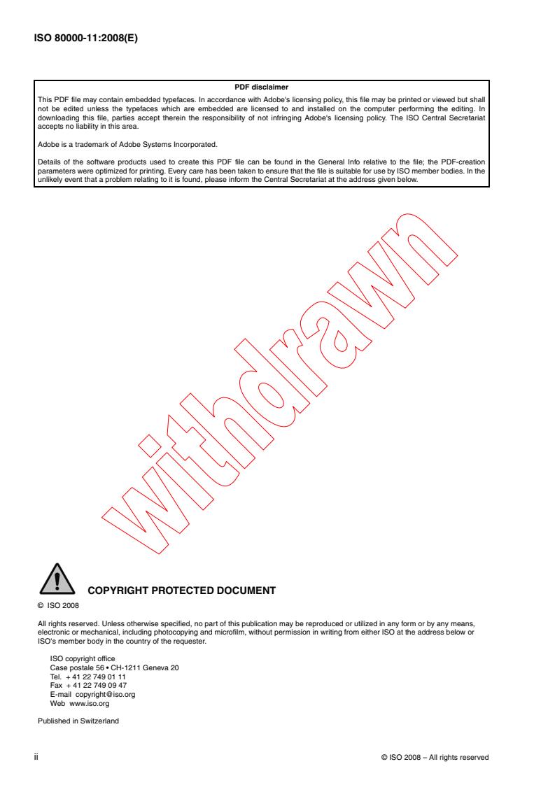 ISO 80000-11:2008 ISO 80000-11:2008 - Quantities and units - Part 11: Characteristic numbers
Released:12/3/2008 - Page 2 preview