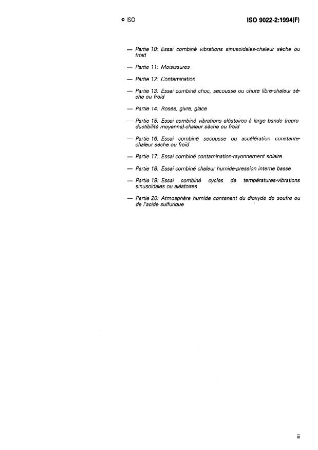 ISO 9022-2:1994 - Optique et instruments d'optique -- Méthodes d'essais d'environnement