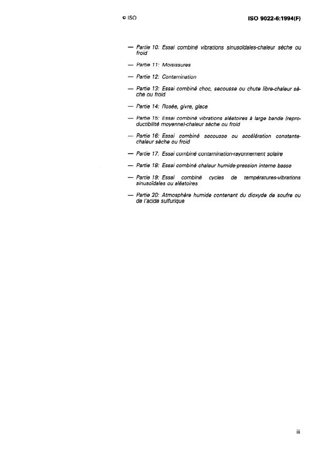 ISO 9022-6:1994 - Optique et instruments d'optique -- Méthodes d'essais d'environnement