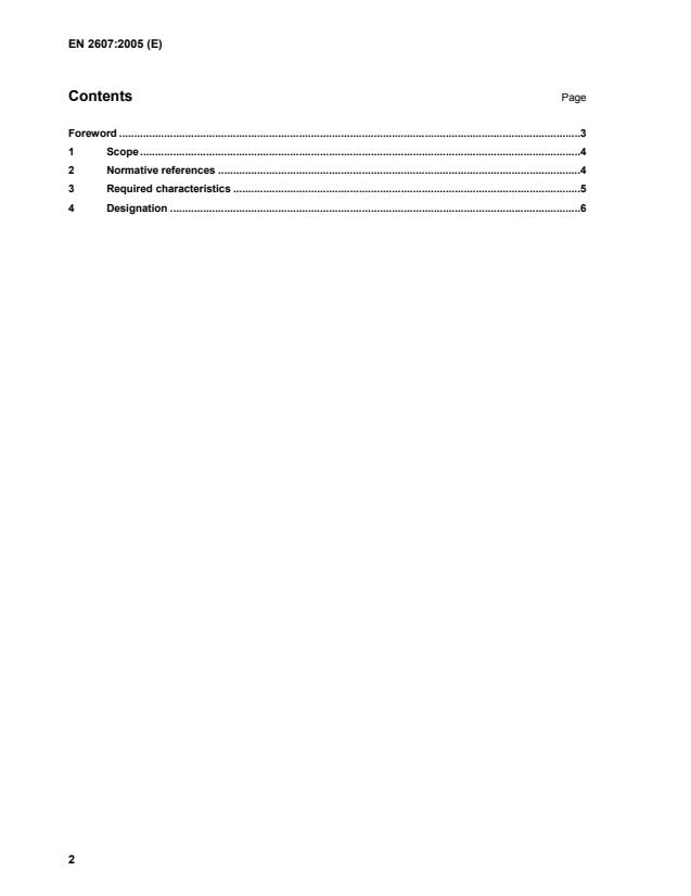 EN 2607:2005 EN 2607:2006 - Page 4 preview