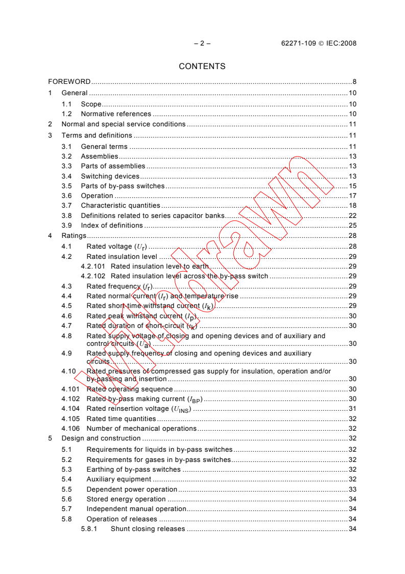 IEC 62271-109:2008 IEC 62271-109:2008 - High-voltage switchgear and controlgear - Part 109: Alternating-current series capacitor by-pass switches
Released:11/26/2008
Isbn:9782889106554 - Page 4 preview