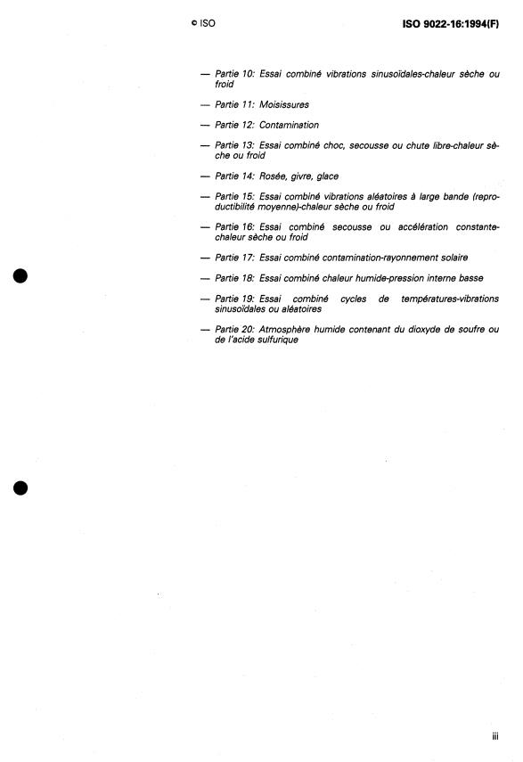 ISO 9022-16:1994 - Optique et instruments d'optique -- Méthodes d'essai d'environnement