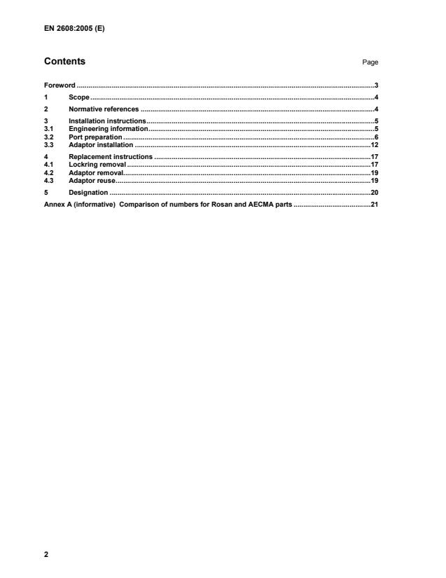 EN 2608:2005 EN 2608:2006 - Page 4 preview