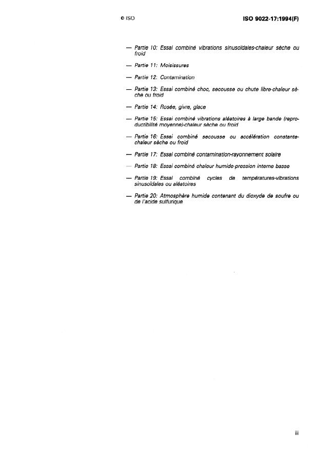 ISO 9022-17:1994 - Optique et instruments d'optique -- Méthodes d'essai d'environnement
