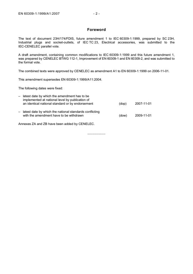 SIST EN 60309-1:2000/A1:2008 SIST EN 60309-1:2000/A1:2008 - Page 4 preview