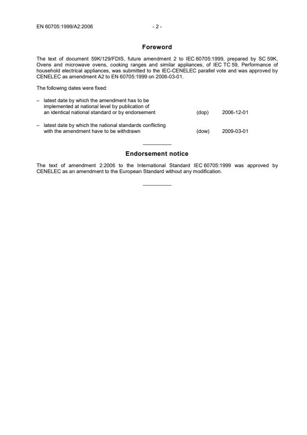 EN 60705:1999/A2:2006 EN 60705:2001/A2:2006 - Page 4 preview