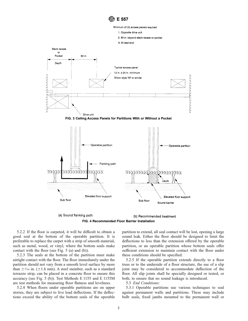 ASTM E557-93 - Standard Guide for The Installation of Operable Partitions