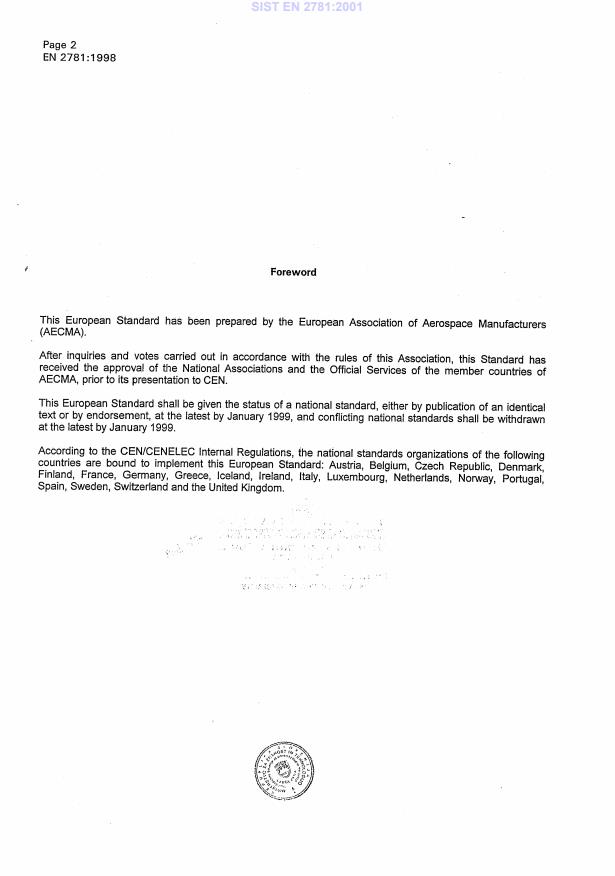 SIST EN 2781:2001 SIST EN 2781:2001 - Page 4 preview