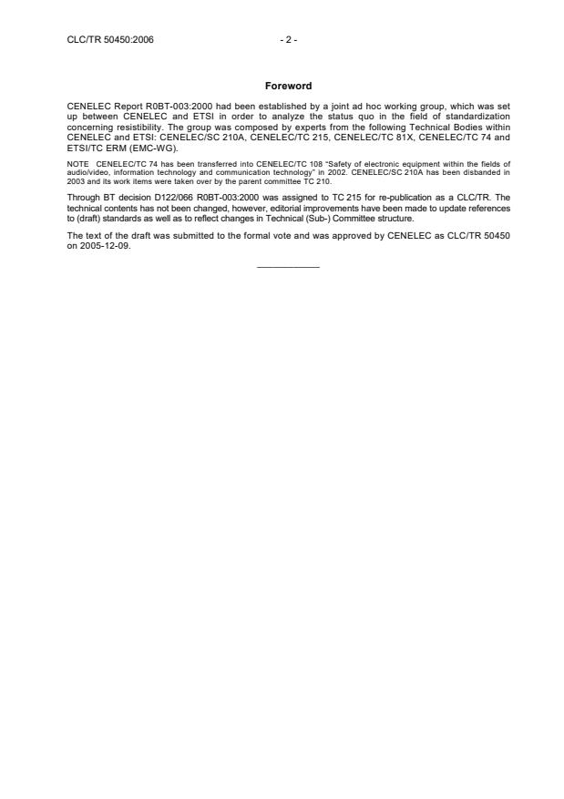 SIST-TP CLC/TR 50450:2006 SIST-TP CLC/TR 50450:2006 - Page 4 preview