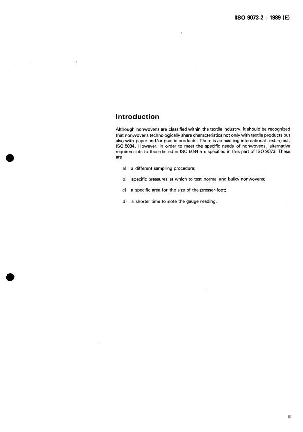 ISO 9073-4:1989 - Textiles -- Test methods for nonwovens