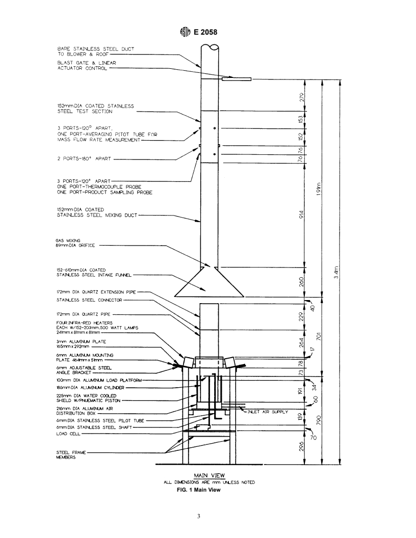 ASTM E2058-00 - Standard Test Methods for Measurement of Synthetic Polymer Material Flammability Using a Fire Propagation Apparatus (FPA)