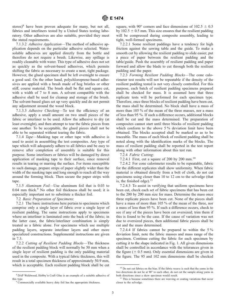 ASTM E1474-96a - Standard Test Method for Determining the Heat Release Rate of Upholstered Furniture and Mattress Components or Composites Using a Bench Scale Oxygen Consumption Calorimeter