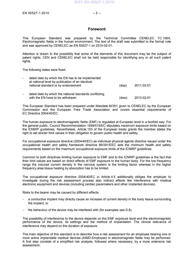 EN 50527-1:2010 EN 50527-1:2010 - Page 4 preview