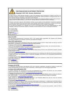 IEC 61558-2-15:2011 IEC 61558-2-15:2011 - Safety of transformers, reactors, power supply units and combinations thereof - Part 2-15: Particular requirements and tests for isolating transformers for the supply of medical locations - Page 2 preview