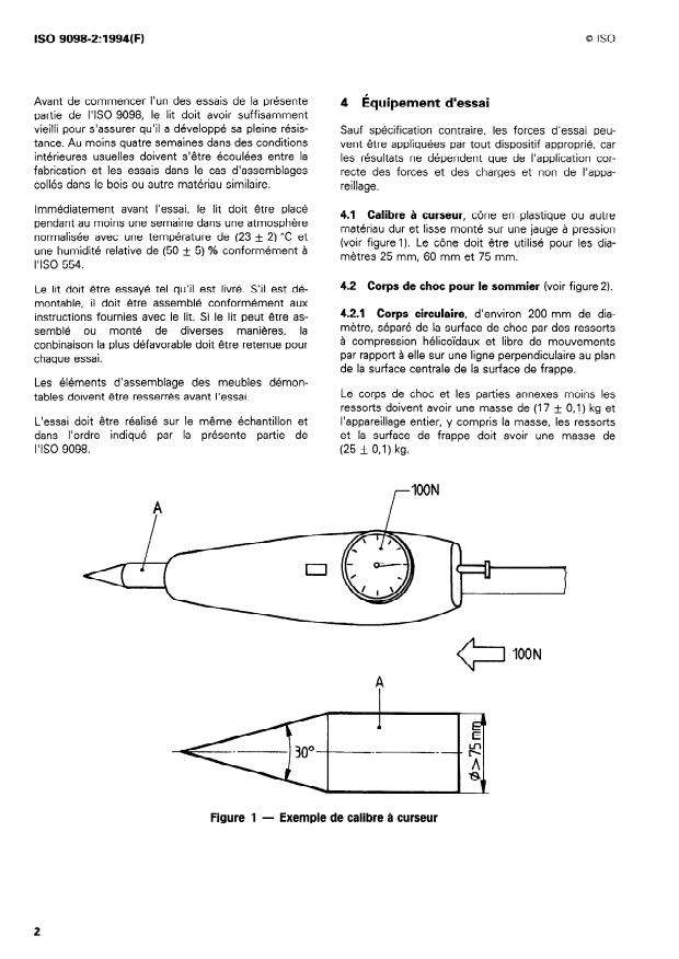 ISO 9098-2:1994 ISO 9098-2:1994 - Lits superposés pour usage domestique -- Spécifications de sécurité et essais - Page 4 preview