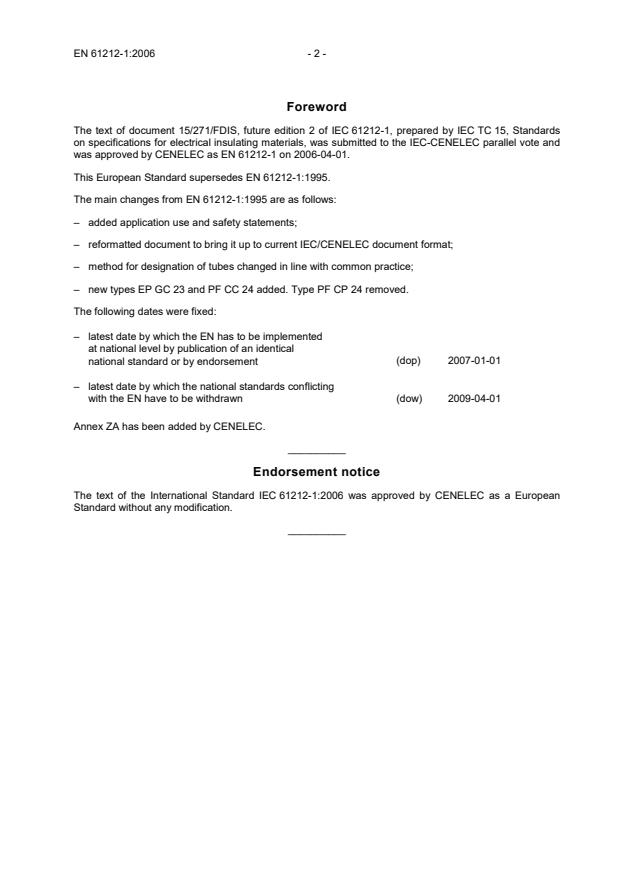 EN 61212-1:2006 EN 61212-1:2007 - Page 4 preview