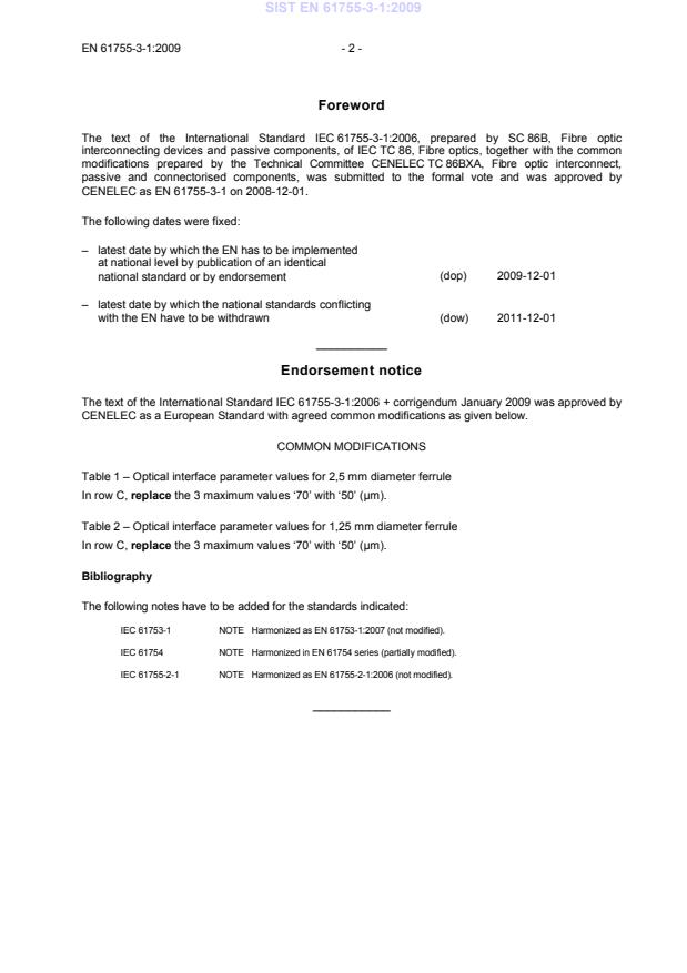 EN 61755-3-1:2009 EN 61755-3-1:2009 - Page 4 preview