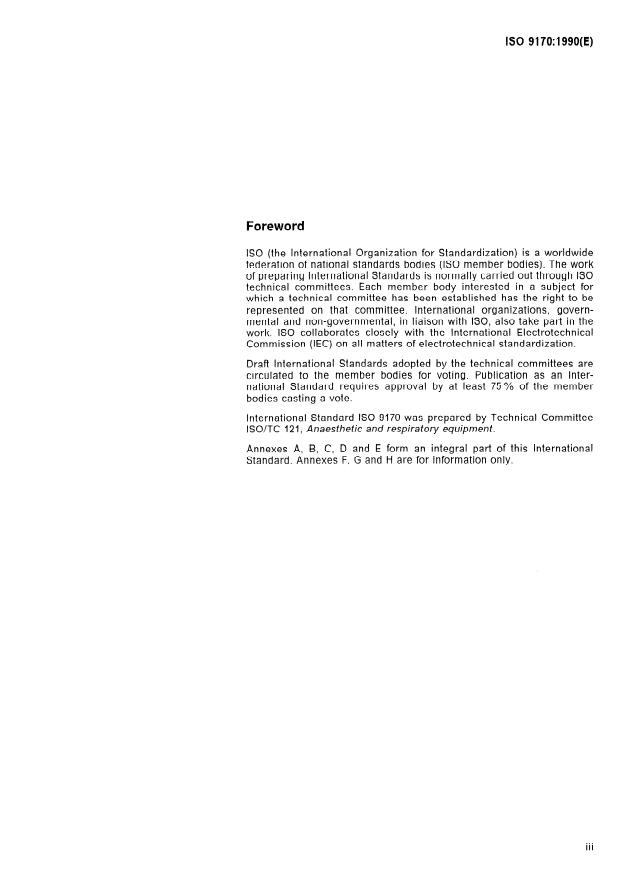 ISO 9170:1990 - Terminal units for use in medical gas pipeline systems