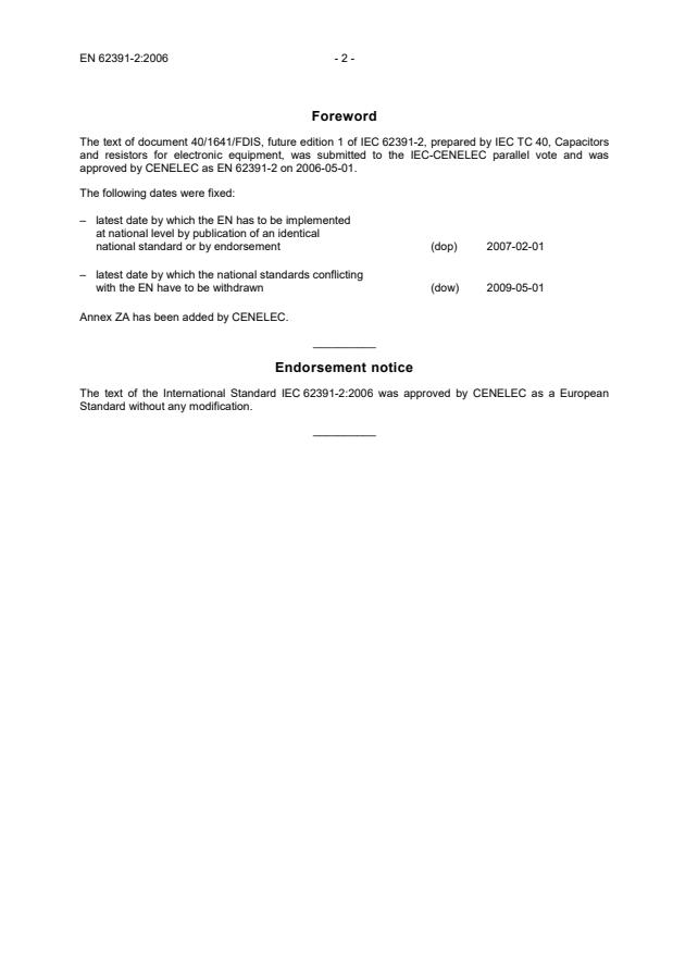 SIST EN 62391-2:2006 SIST EN 62391-2:2006 - Page 4 preview