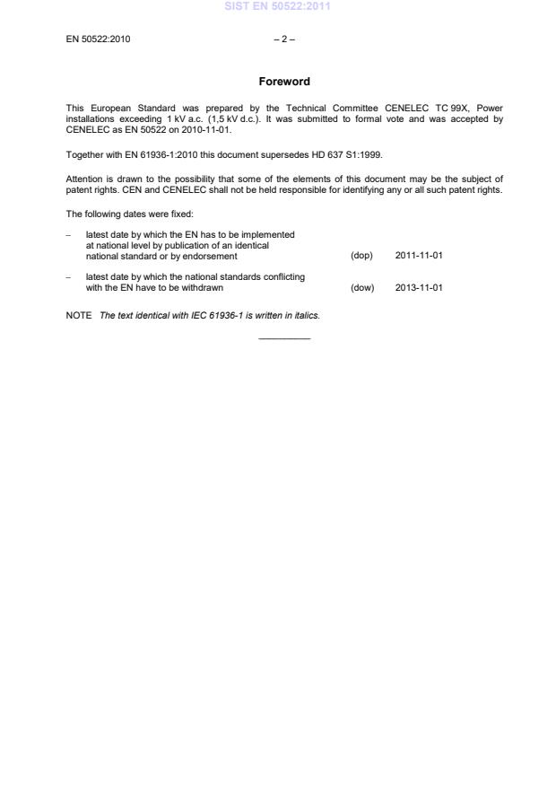 EN 50522:2010 EN 50522:2011 - BARVE - Page 4 preview