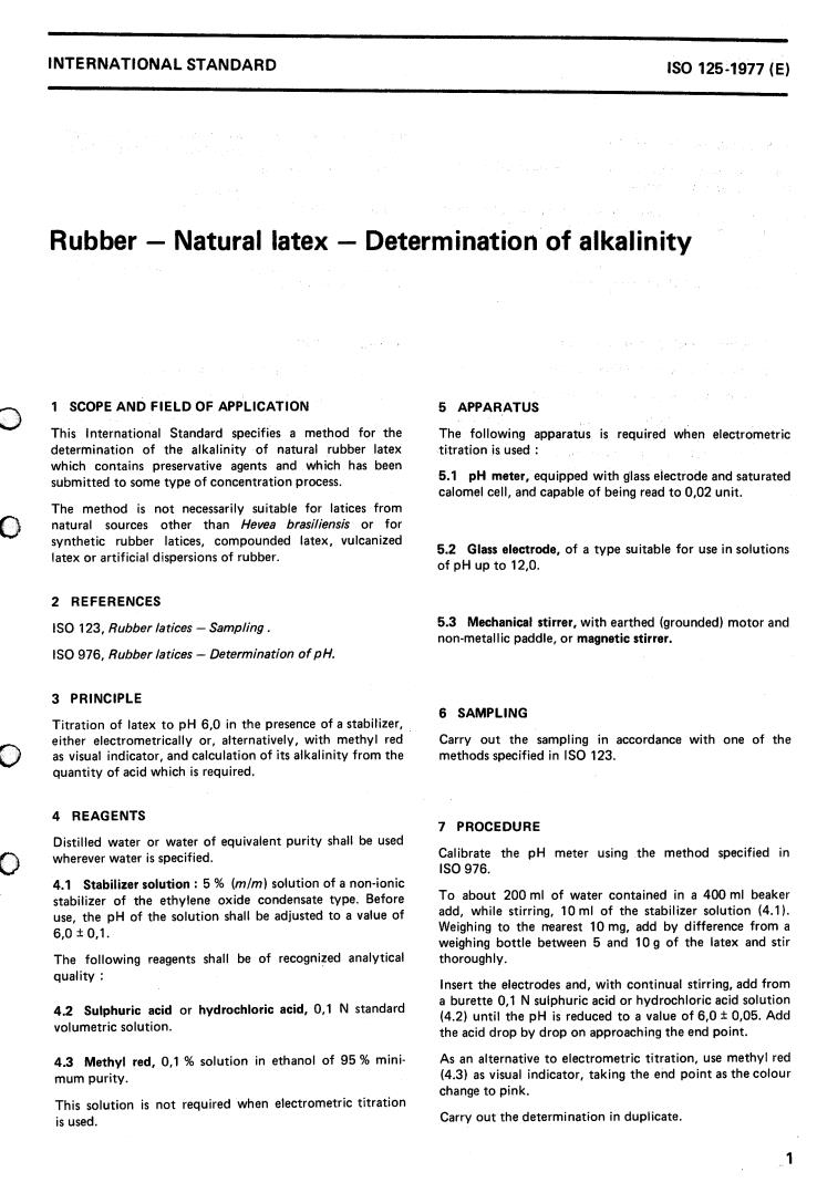 ISO 125:1977 - Title missing - Legacy paper document
Released:1/1/1977