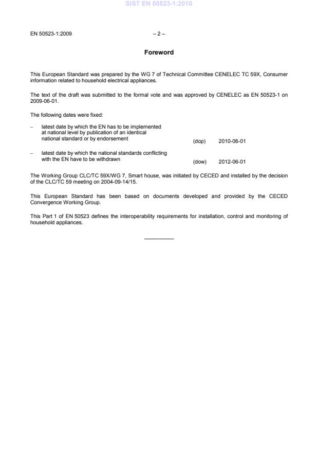 EN 50523-1:2009 EN 50523-1:2010 - Page 4 preview