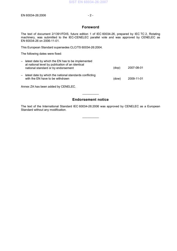 EN 60034-26:2006 EN 60034-26:2007 - Page 4 preview