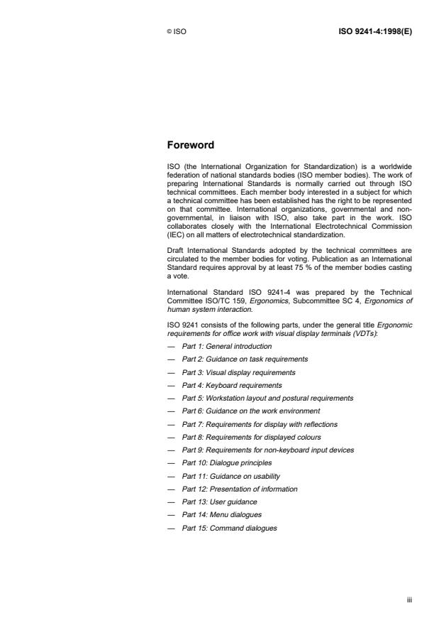 ISO 9241-4:1998 - Ergonomic requirements for office work with visual display terminals (VDTs)