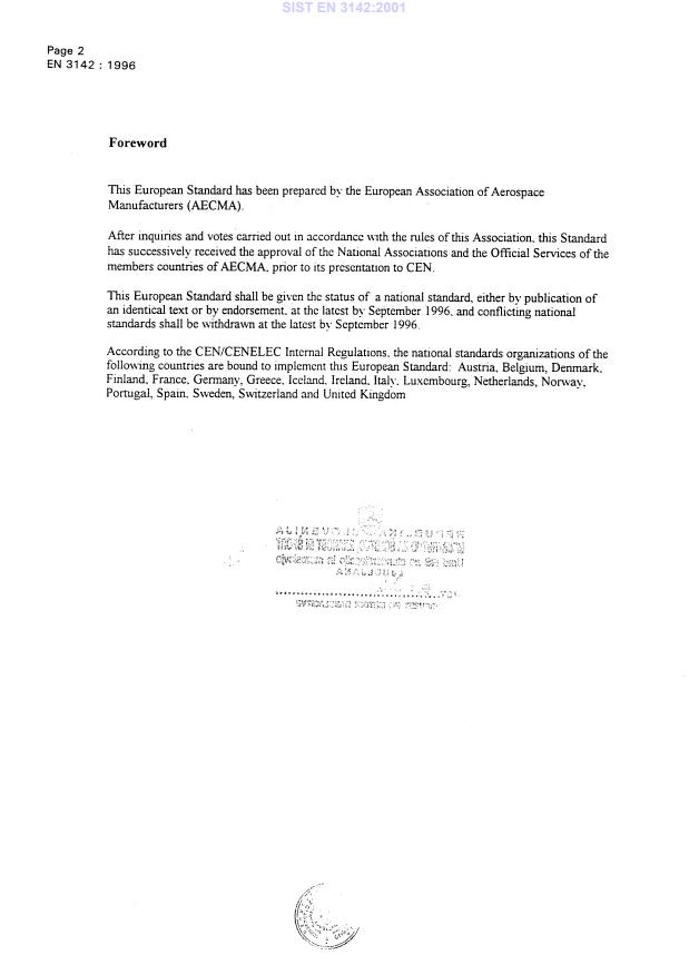 SIST EN 3142:2001 SIST EN 3142:2001 - Page 4 preview