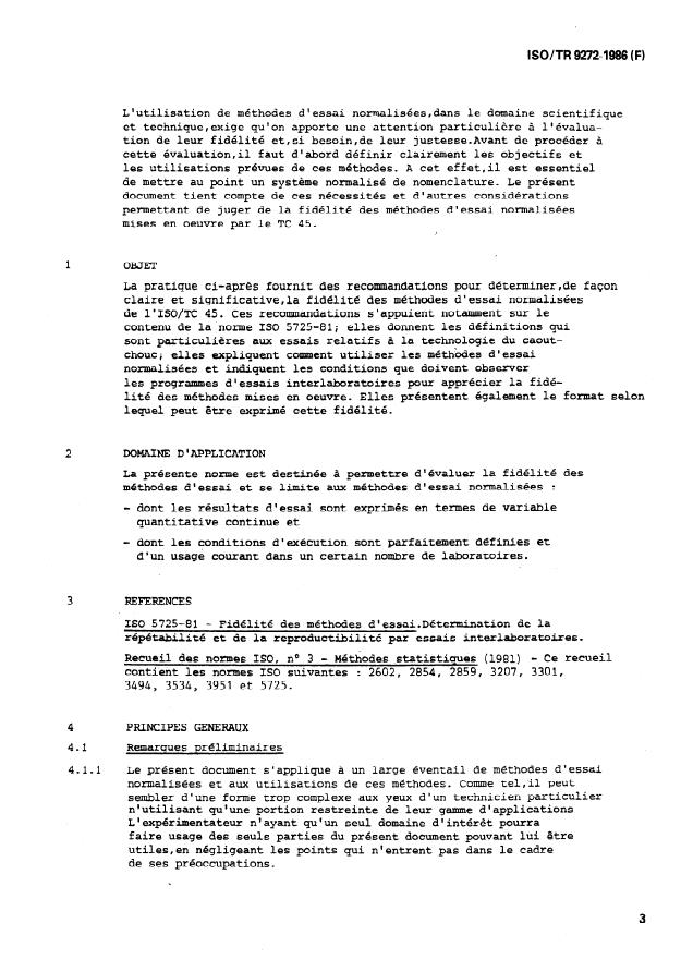 ISO/TR 9272:1986 - Caoutchouc et produits en caoutchouc -- Détermination de la fidélité de méthodes d'essai normalisées