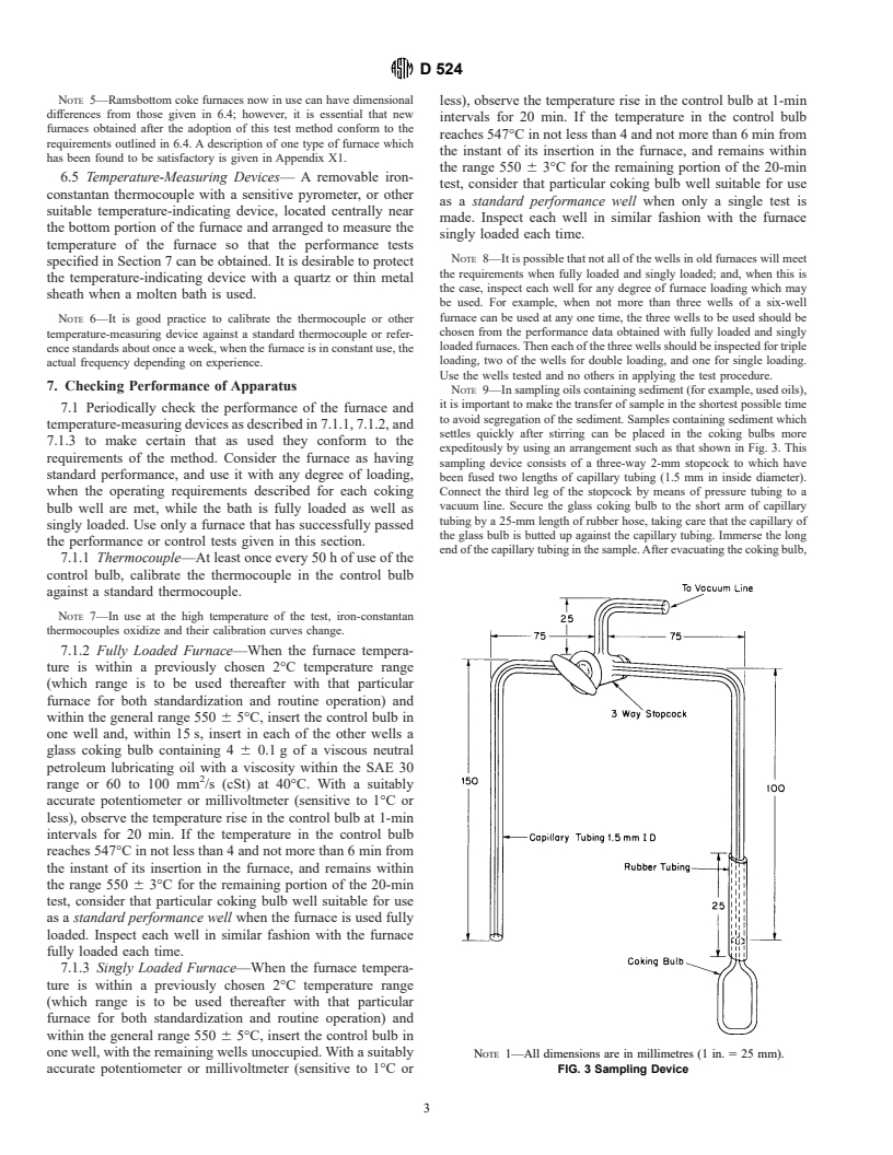 ASTM D524-00 - Standard Test Method for Ramsbottom Carbon Residue of Petroleum Products