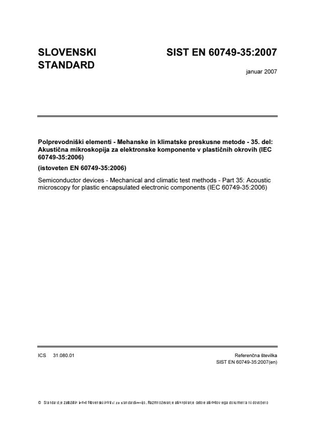 EN 60749-35:2007