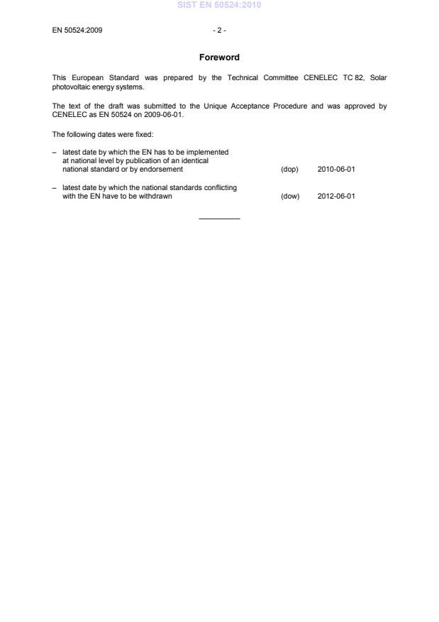 EN 50524:2009 EN 50524:2010 - Page 4 preview