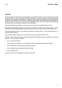 ISO 9327-1:1999 - Steel forgings and rolled or forged bars for pressure purposes — Technical delivery conditions — Part 1: General requirements
Released:4/22/1999 - Page 3 preview