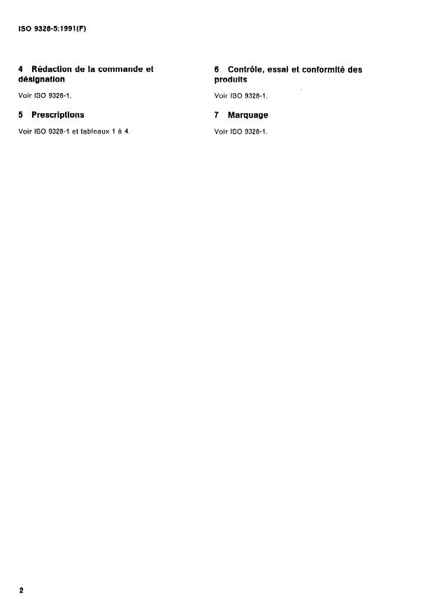 ISO 9328-5:1991 ISO 9328-5:1991 - Tôles et bandes en acier pour service sous pression -- Conditions techniques de livraison - Page 4 preview