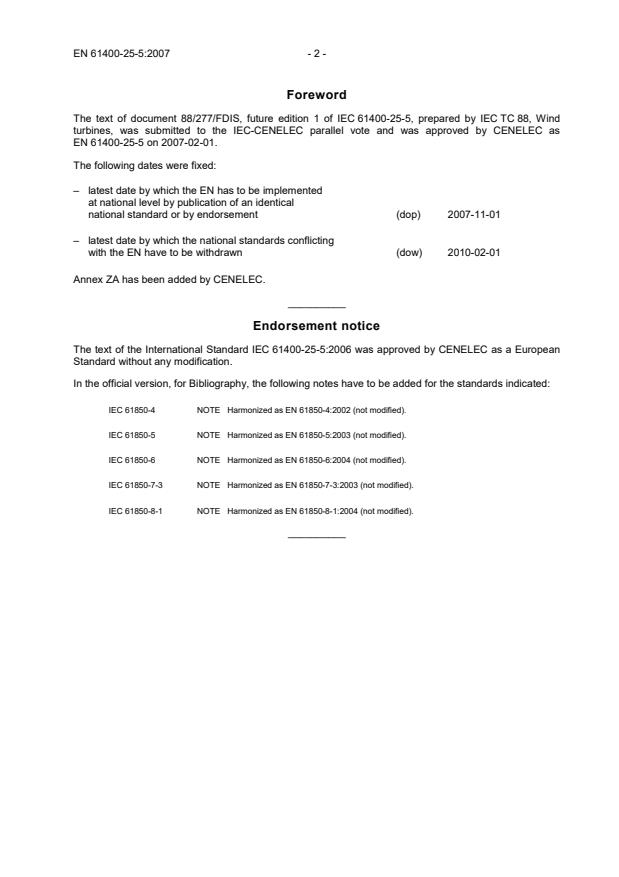 EN 61400-25-5:2007 EN 61400-25-5:2007 - Page 4 preview