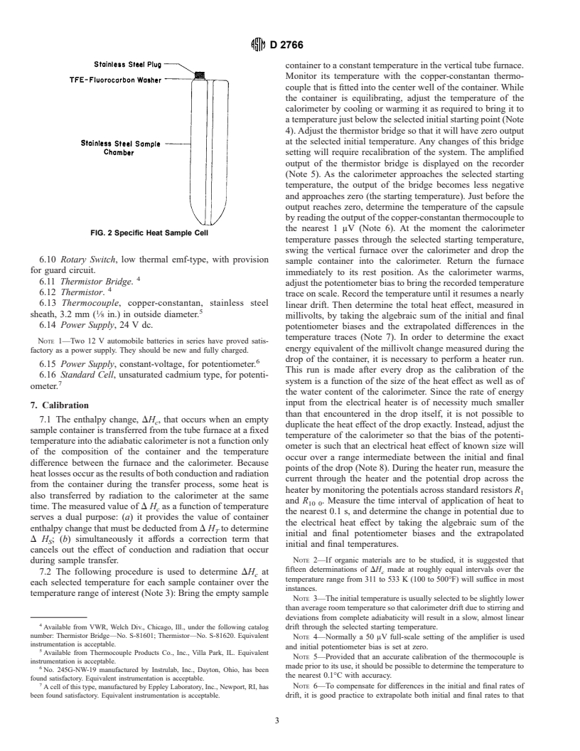 ASTM D2766-95 - Standard Test Method for Specific Heat of Liquids and Solids