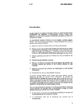 ISO 9358:1994 - Optique et instruments d'optique — Lumière parasite diffuse des systèmes d'imagerie — Définitions et méthodes de mesure
Released:7/14/1994 - Page 3 preview