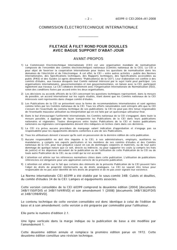 IEC 60399:2004+AMD1:2008 CSV IEC 60399:2004+AMD1:2008 CSV - Barrel thread for lampholders with shade holder ring - Page 4 preview