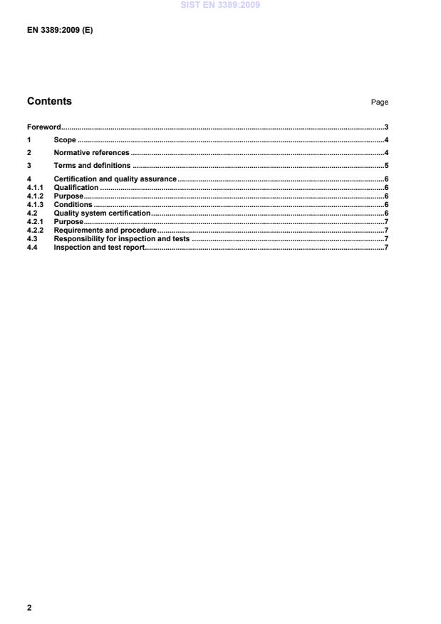 EN 3389:2009 EN 3389:2009 - Page 4 preview