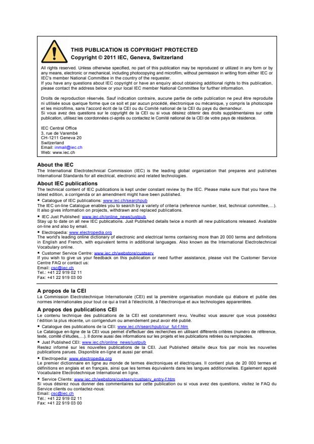 IEC 61558-2-12:2011 IEC 61558-2-12:2011 - Safety of transformers, reactors, power supply units and combination thereof - Part 2-12: Particular requirements and tests for constant voltage transformers and power supply units for constant voltage - Page 2 preview