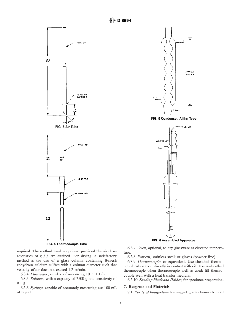 ASTM D6594-00 - Standard Test Method for Evaluation of Corrosiveness of Diesel Engine Oil at 135<sup>o</sup>C