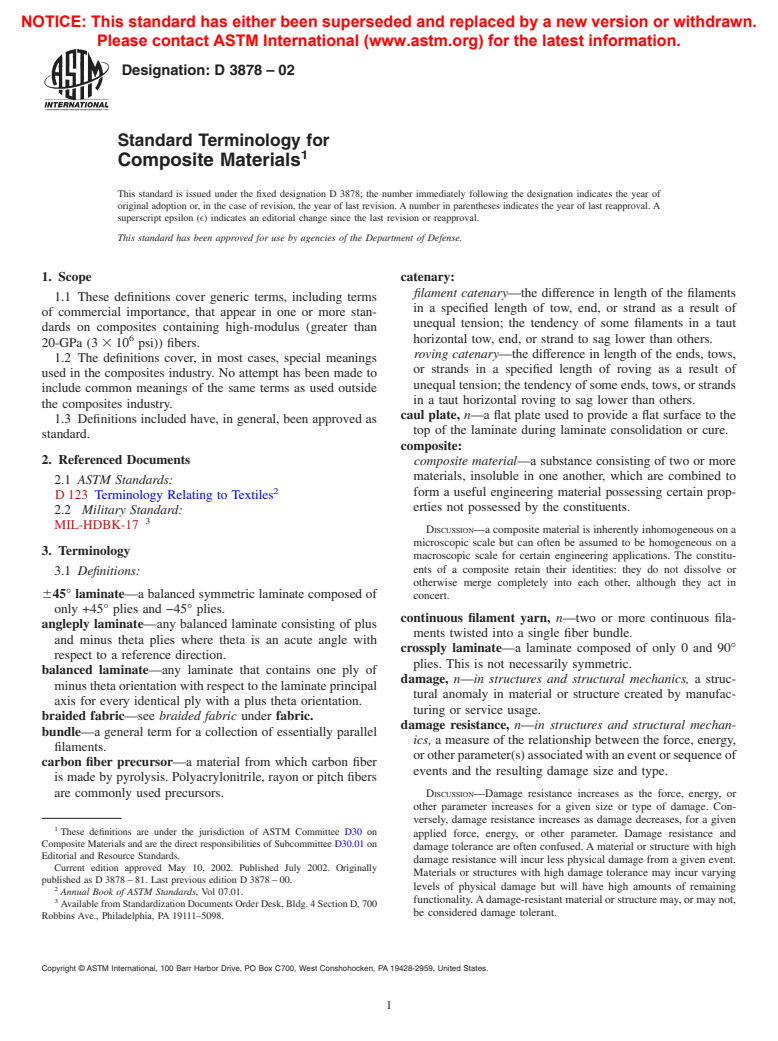 ASTM D3878-02 - Standard Terminology for Composite Materials