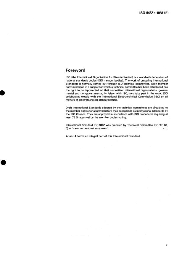 ISO 9462:1988 - Alpine ski-bindings -- Safety requirements and test methods