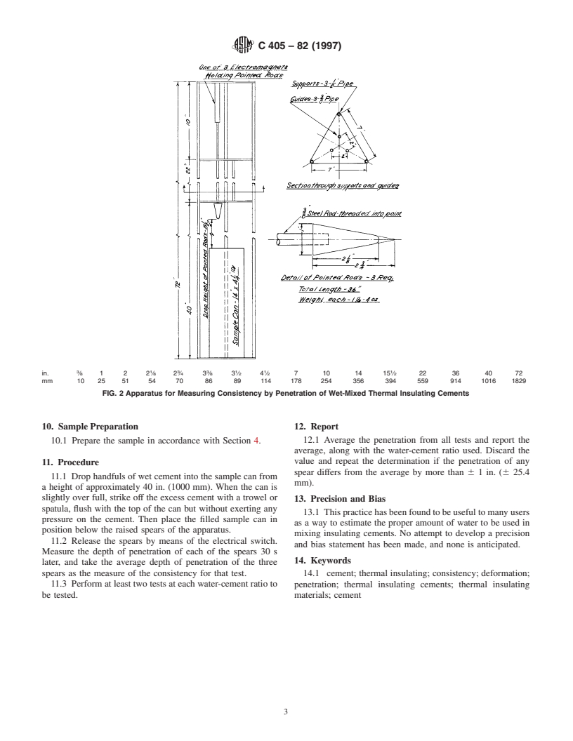 ASTM C405-82(1997) - Standard Practice for Estimating Consistency of Wet-Mixed Thermal Insulating Cement (Withdrawn 2006)