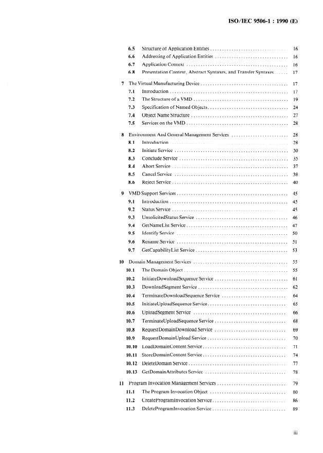 ISO/IEC 9506-1:1990 - Industrial automation systems -- Manufacturing Message Specification