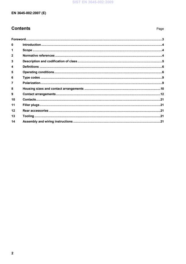 EN 3645-002:2007 EN 3645-002:2009 - Page 4 preview