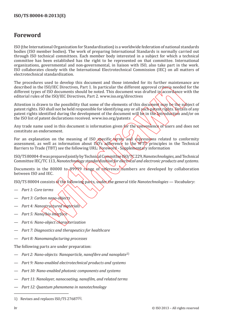 ISO TS 80004-8:2013 ISO TS 80004-8:2013 - Nanotechnologies -- Vocabulary -- Part 8: Nanomanufacturing processes
Released:12/10/2013 - Page 4 preview