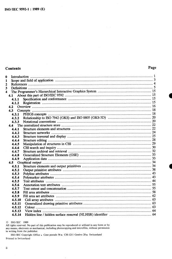ISO/IEC 9592-1:1989 ISO/IEC 9592-1:1989 - Information processing systems -- Computer graphics -- Programmer's Hierarchical Interactive Graphics System (PHIGS) - Page 2 preview
